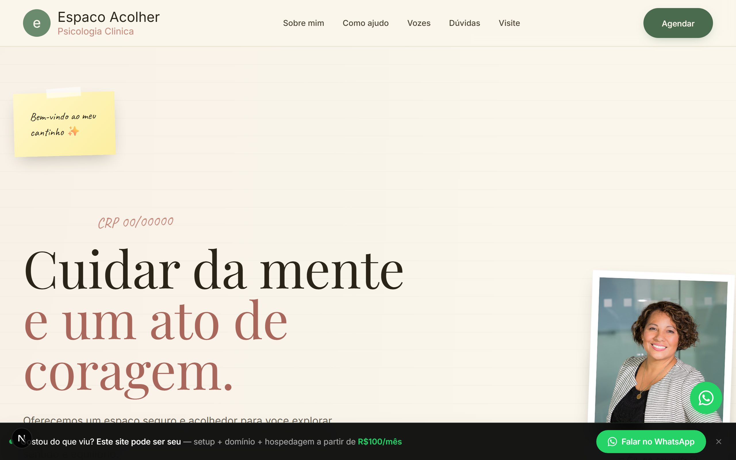 Site para Psicóloga